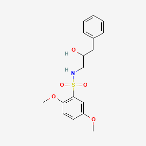 molecular formula C17H21NO5S B2418852 N-(2-hydroxy-3-phenylpropyl)-2,5-dimethoxybenzenesulfonamide CAS No. 1351621-59-4