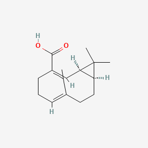 molecular formula C15H22O2 B2418958 Volvalerenic acid A 