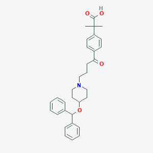 molecular formula C32H37NO4 B024193 Carebastine CAS No. 90729-42-3