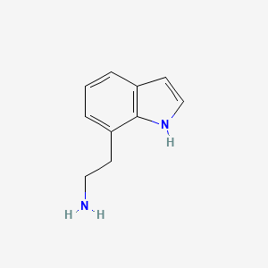 molecular formula C10H12N2 B2419352 2-(1H-indol-7-yl)ethanamine CAS No. 46007-12-9