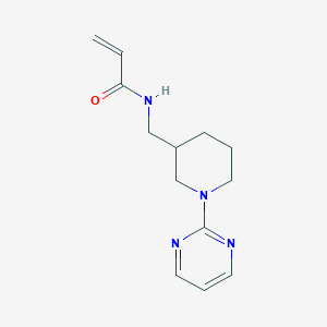 N-[(1-Pyrimidin-2-ylpiperidin-3-yl)methyl]prop-2-enamide