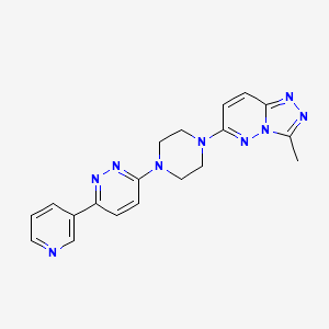 3-Methyl-6-[4-(6-pyridin-3-ylpyridazin-3-yl)piperazin-1-yl]-[1,2,4]triazolo[4,3-b]pyridazine