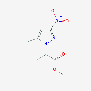 methyl 2-(5-methyl-3-nitro-1H-pyrazol-1-yl)propanoate