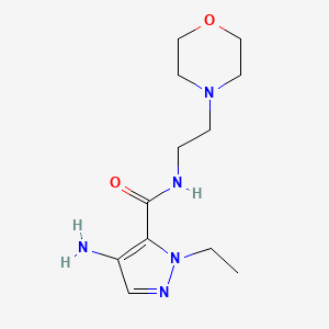 4-Amino-1-ethyl-N-(2-morpholin-4-ylethyl)-1H-pyrazole-5-carboxamide