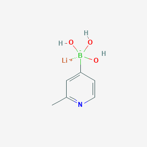 Lithium trihydroxy(2-methylpyridin-4-yl)borate