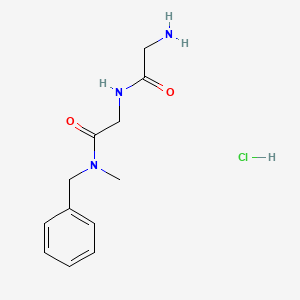 2-(2-aminoacetamido)-N-benzyl-N-methylacetamide hydrochloride