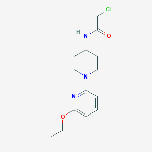 2-Chloro-N-[1-(6-ethoxypyridin-2-yl)piperidin-4-yl]acetamide