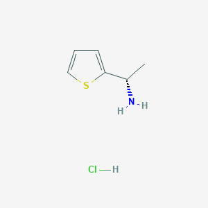 B2419676 (1S)-1-(thiophen-2-yl)ethan-1-amine hydrochloride CAS No. 1305712-32-6; 27948-34-1