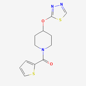 (4-((1,3,4-Thiadiazol-2-yl)oxy)piperidin-1-yl)(thiophen-2-yl)methanone