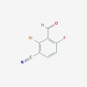 2-Bromo-4-fluoro-3-formylbenzonitrile