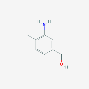 molecular formula C8H11NO B2419749 (3-Amino-4-methylphenyl)methanol CAS No. 81863-45-8