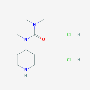 1,1,3-Trimethyl-3-piperidin-4-ylurea;dihydrochloride