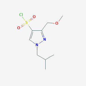 1-isobutyl-3-(methoxymethyl)-1H-pyrazole-4-sulfonyl chloride