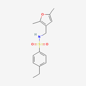 N-((2,5-dimethylfuran-3-yl)methyl)-4-ethylbenzenesulfonamide