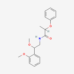 N-(2-methoxy-2-(2-methoxyphenyl)ethyl)-2-phenoxypropanamide