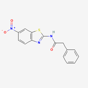 N-(6-nitro-1,3-benzothiazol-2-yl)-2-phenylacetamide