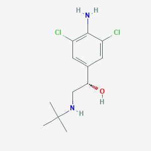 molecular formula C12H18Cl2N2O B024199 (S)-Clenbuterol CAS No. 50499-60-0