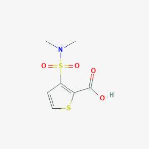 molecular formula C7H9NO4S2 B2420024 3-(Dimethylsulfamoyl)thiophene-2-carboxylic acid CAS No. 944895-25-4