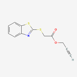 Prop-2-ynyl 2-benzothiazol-2-ylthioacetate