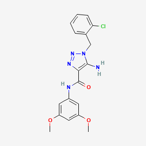 5-amino-1-(2-chlorobenzyl)-N-(3,5-dimethoxyphenyl)-1H-1,2,3-triazole-4-carboxamide