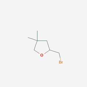 2-(Bromomethyl)-4,4-dimethyloxolane