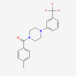 4-Methylphenyl 4-[3-(trifluoromethyl)phenyl]piperazinyl ketone
