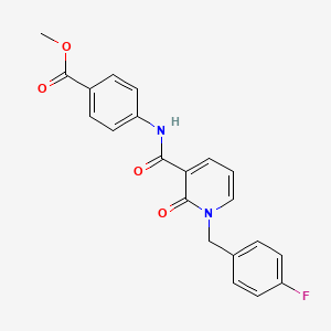 Methyl 4-(1-(4-fluorobenzyl)-2-oxo-1,2-dihydropyridine-3-carboxamido)benzoate