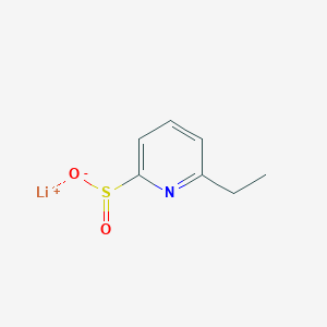 Lithium(1+) ion 6-ethylpyridine-2-sulfinate