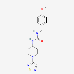 1-(1-(1,2,5-Thiadiazol-3-yl)piperidin-4-yl)-3-(4-methoxybenzyl)urea