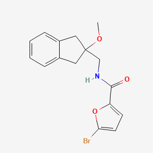 5-bromo-N-((2-methoxy-2,3-dihydro-1H-inden-2-yl)methyl)furan-2-carboxamide