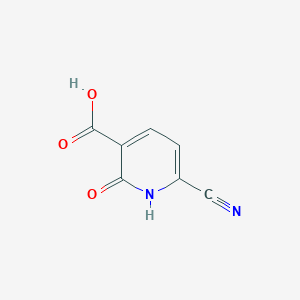 3-Pyridinecarboxylic acid, 6-cyano-1,2-dihydro-2-oxo-