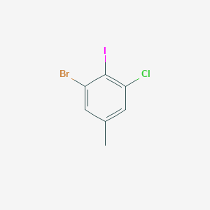 1-Bromo-3-chloro-2-iodo-5-methylbenzene