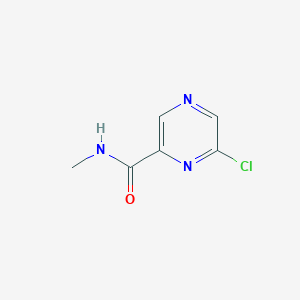 molecular formula C6H6ClN3O B2420111 6-chloro-N-methylpyrazine-2-carboxamide CAS No. 1086110-83-9