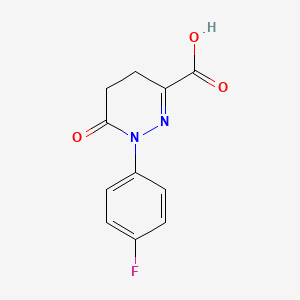1-(4-Fluorophenyl)-6-oxo-1,4,5,6-tetrahydropyridazine-3-carboxylic acid