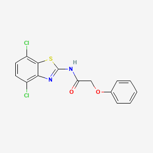 N-(4,7-dichloro-1,3-benzothiazol-2-yl)-2-phenoxyacetamide