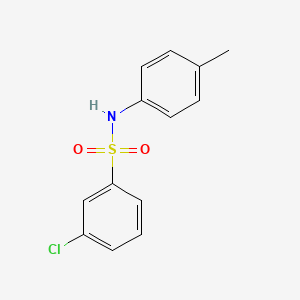 3-chloro-N-(4-methylphenyl)benzenesulfonamide