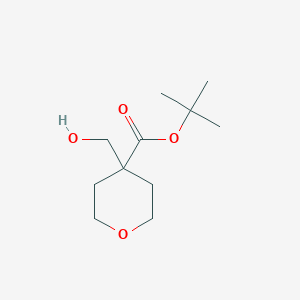 molecular formula C11H20O4 B2420140 Tert-butyl 4-(hydroxymethyl)oxane-4-carboxylate CAS No. 2044796-94-1