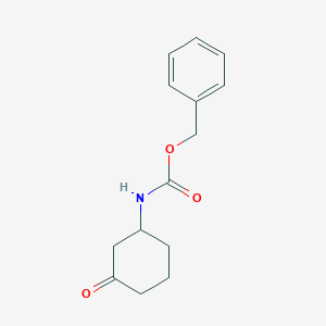 molecular formula C14H17NO3 B2420144 Benzyl (3-oxocyclohexyl)carbamate CAS No. 320590-29-2