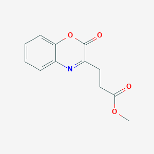 methyl 3-(2-oxo-2H-1,4-benzoxazin-3-yl)propanoate
