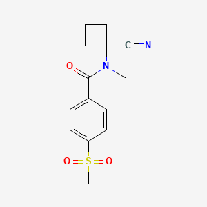 N-(1-cyanocyclobutyl)-4-methanesulfonyl-N-methylbenzamide