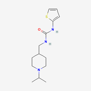 1-((1-Isopropylpiperidin-4-yl)methyl)-3-(thiophen-2-yl)urea