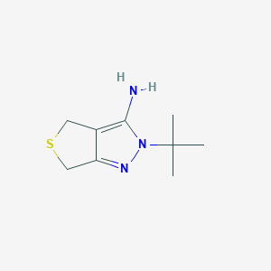2-tert-Butyl-2,6-dihydro-4H-thieno[3,4-c]pyrazol-3-ylamine
