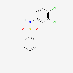 4-tert-butyl-N-(3,4-dichlorophenyl)benzenesulfonamide