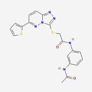 N-[3-(acetylamino)phenyl]-2-{[6-(2-thienyl)[1,2,4]triazolo[4,3-b]pyridazin-3-yl]thio}acetamide