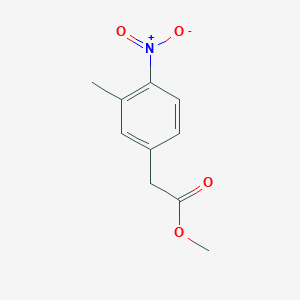 molecular formula C10H11NO4 B2420227 Methyl 2-(3-methyl-4-nitrophenyl)acetate CAS No. 156480-27-2