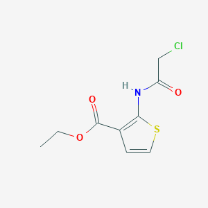 molecular formula C9H10ClNO3S B2420241 Ethyl 2-(2-chloroacetamido)thiophene-3-carboxylate CAS No. 648859-97-6