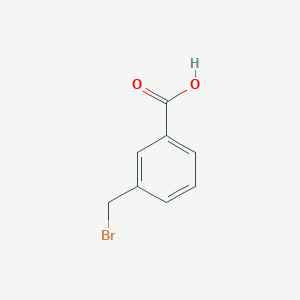 molecular formula C8H7BrO2 B024203 3-(Bromomethyl)benzoic acid CAS No. 6515-58-8
