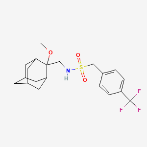 N-[(2-methoxyadamantan-2-yl)methyl]-1-[4-(trifluoromethyl)phenyl]methanesulfonamide
