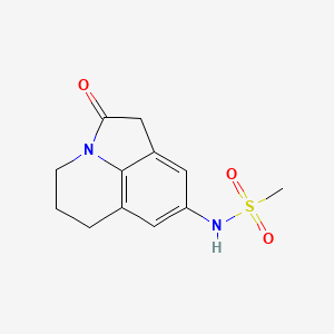 N-(2-oxo-2,4,5,6-tetrahydro-1H-pyrrolo[3,2,1-ij]quinolin-8-yl)methanesulfonamide