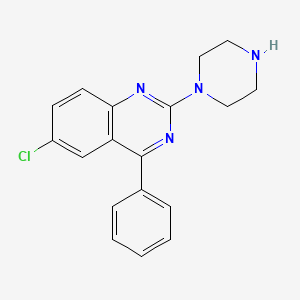 6-Chloro-4-phenyl-2-piperazin-1-ylquinazoline
